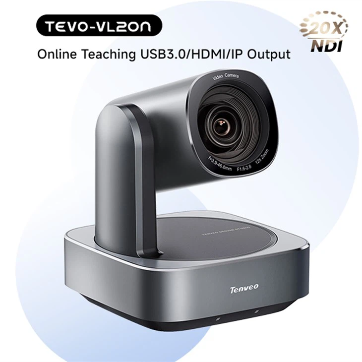 20x Optik Zoom FHD Canlı Akış Kamerası Poe NDI Desteklendi