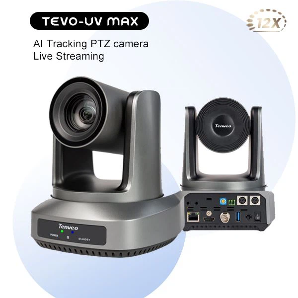 UV MAX Otomatik Takip NDI SDI USB IP 12x 20x 30x PTZ Konferans Kamerası